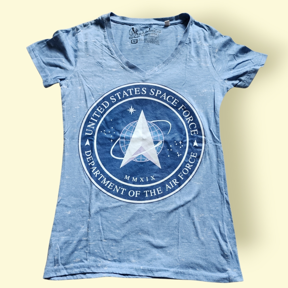 Blue Space Force Air Force Women's Top